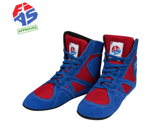 Борцовки-самбовки "Green Hill" Самбо Триумф WS-3040 FIAS Approved р.39 сине-красный Синий image